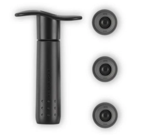 Le Creuset Wine Pump with 3 Stoppers (WA137)